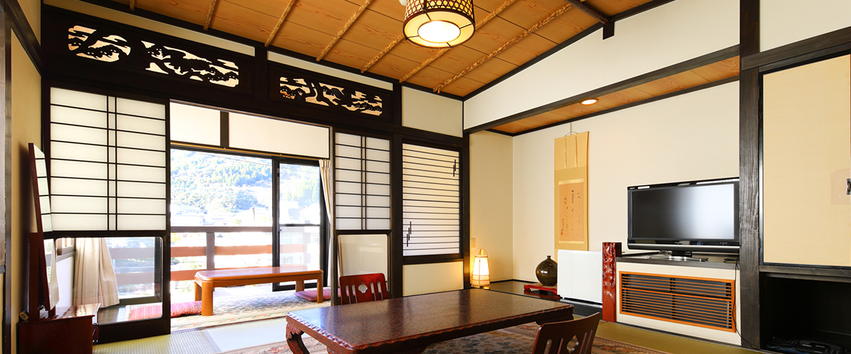 YAMABIKO. Japanese style room of 8 tatami mats